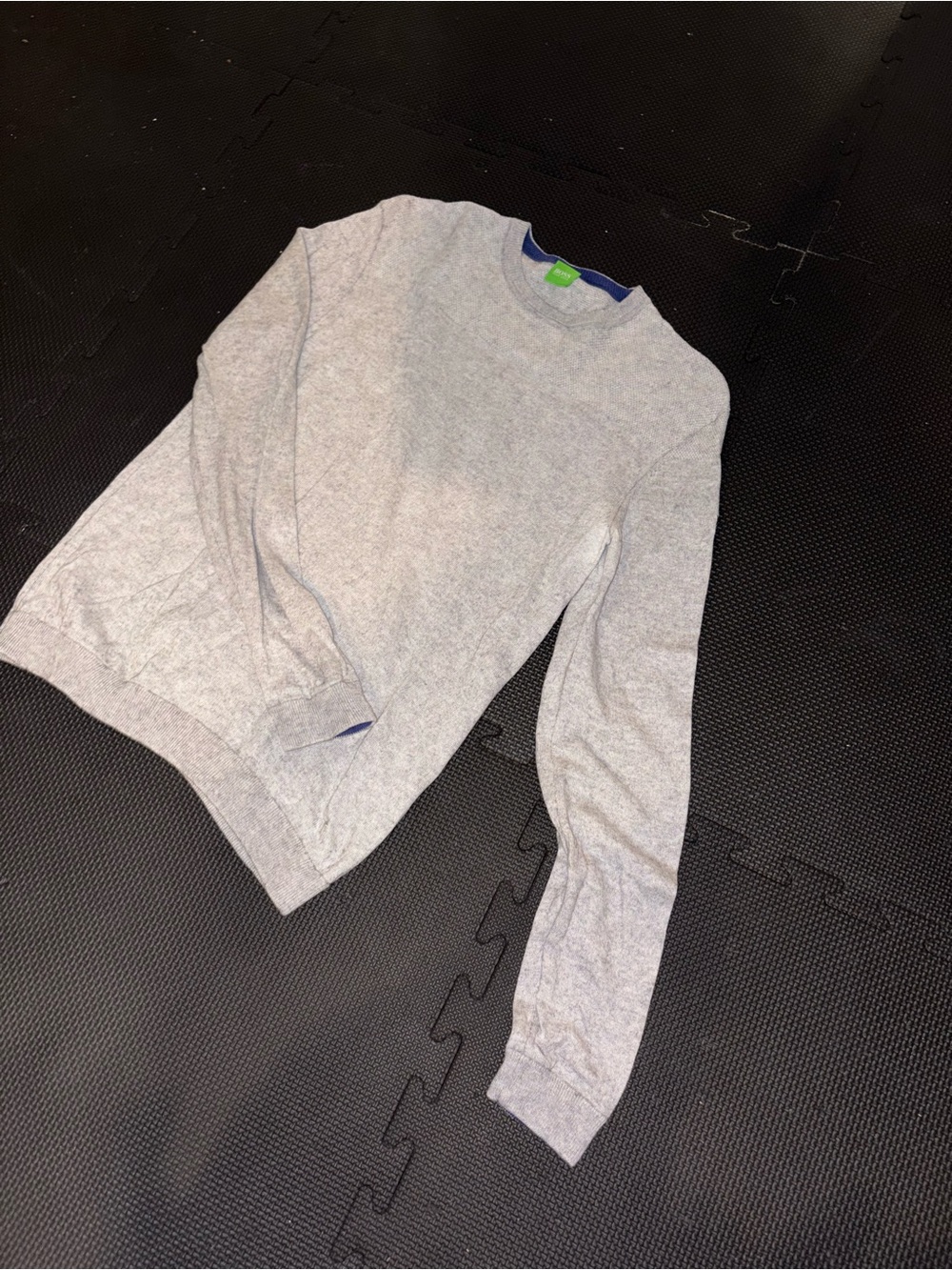Boss Light Gray Crewneck Sweater - Picture 4 of 7